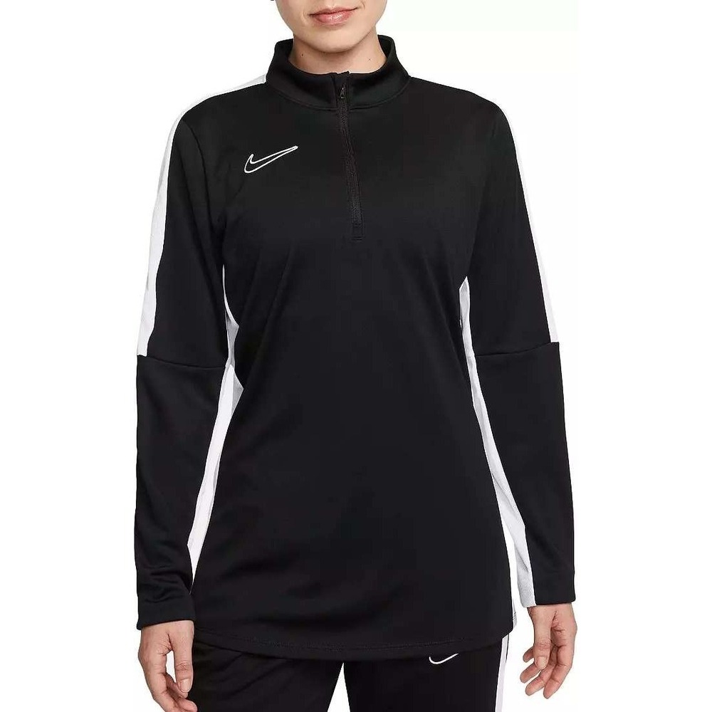 Nike Academy Drill Top Womens XS Black NEW Quarter Zip Soccer Jersey DX0513-010